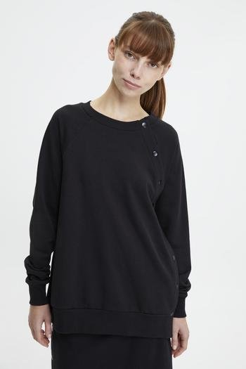 Çıtçıtlı Uzun Kol Sweatshirt