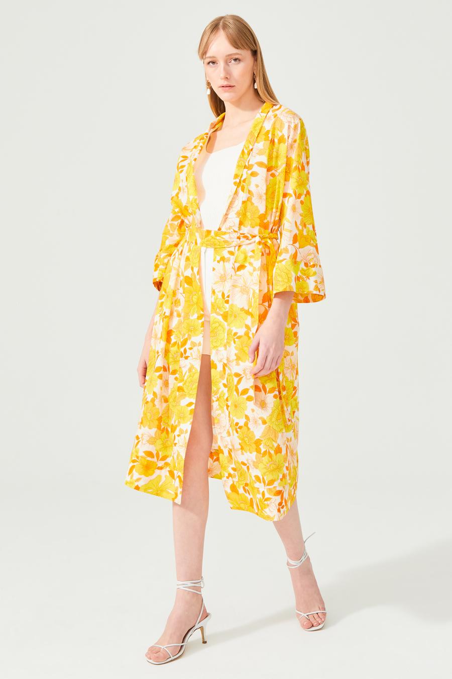 Desenli Kimono