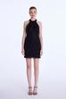 Night Zoom Halter Yaka Mini Elbise