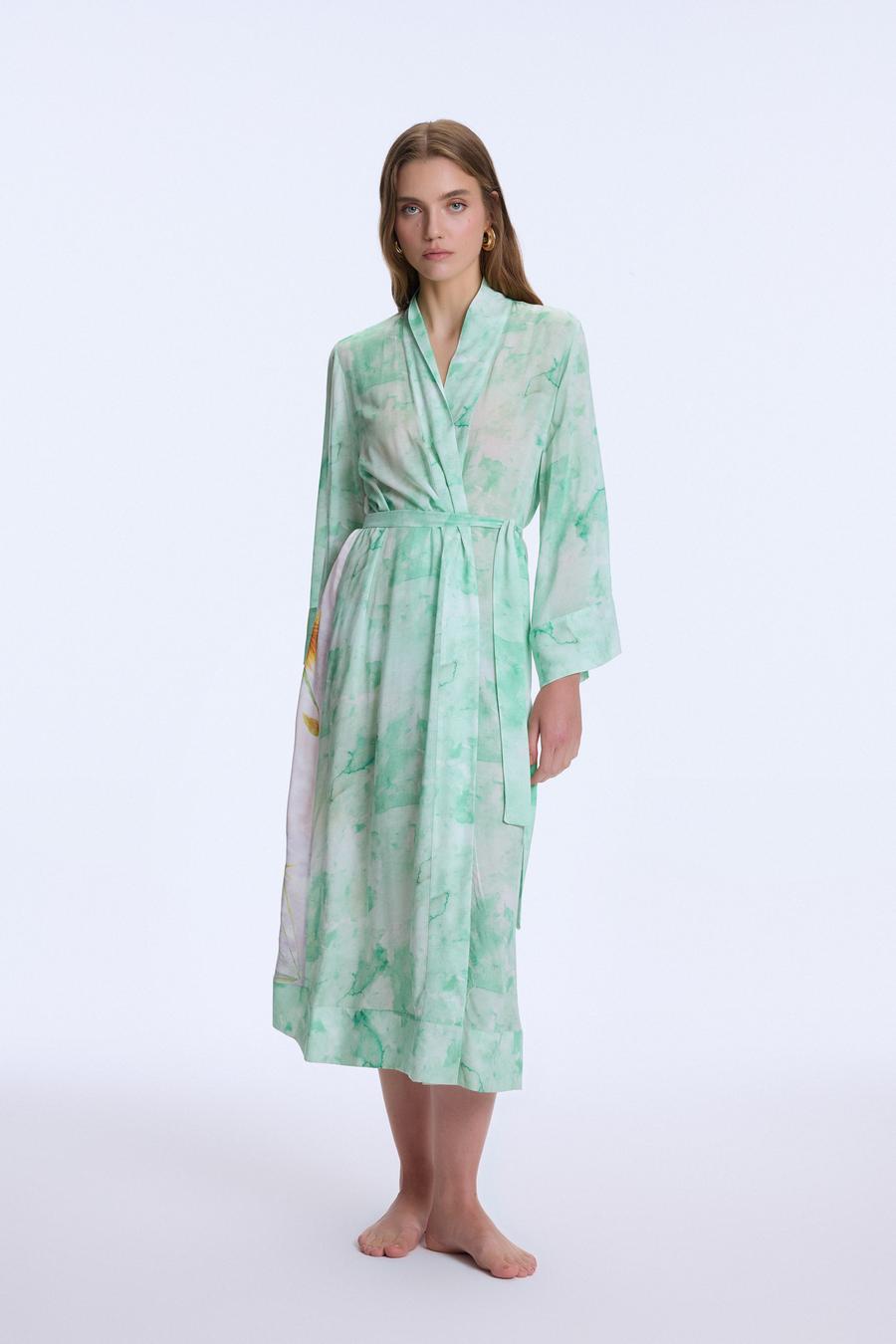 Sana Dair Desenli Kimono_4