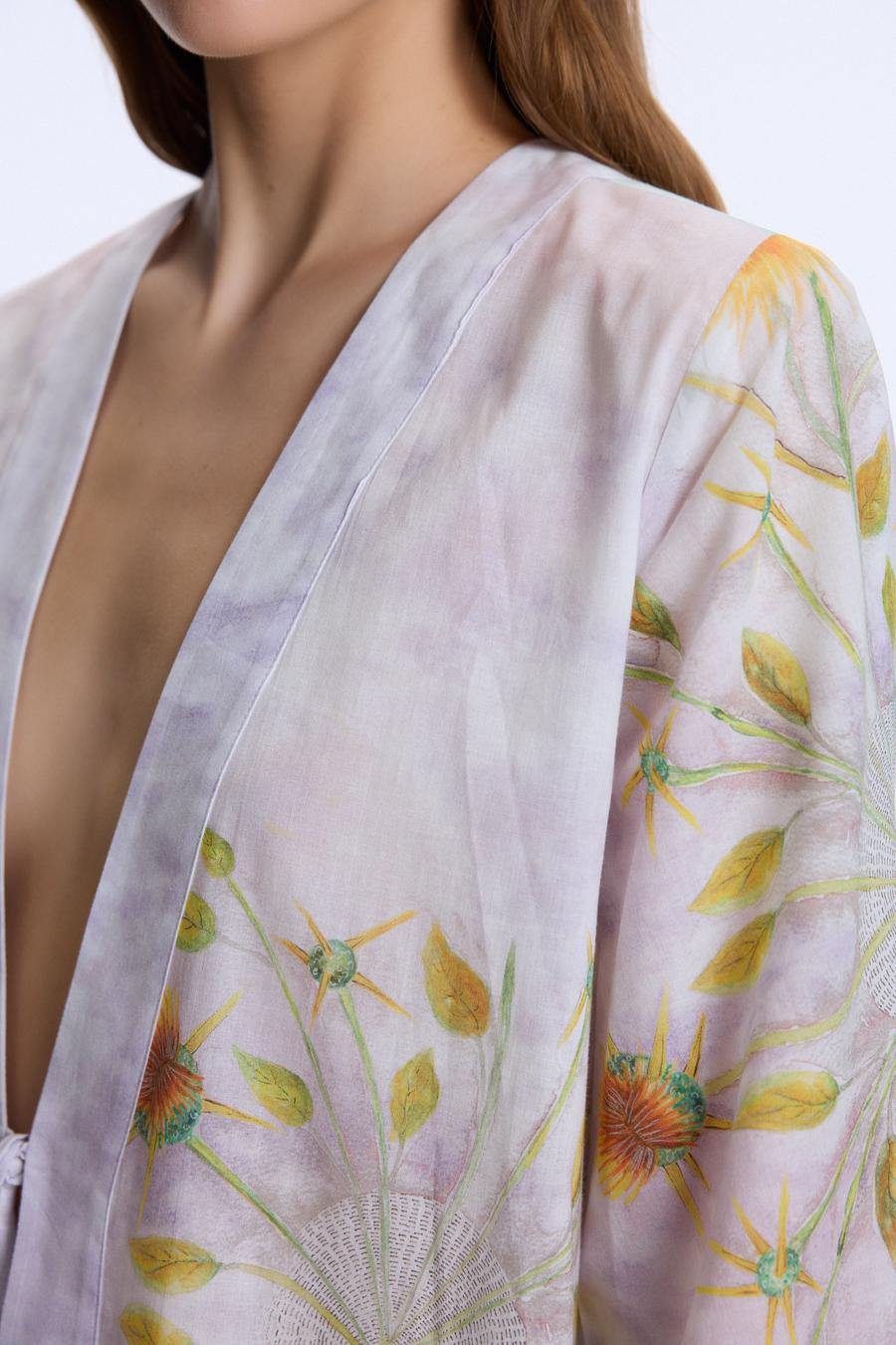 Sana Dair Desenli Kimono_3