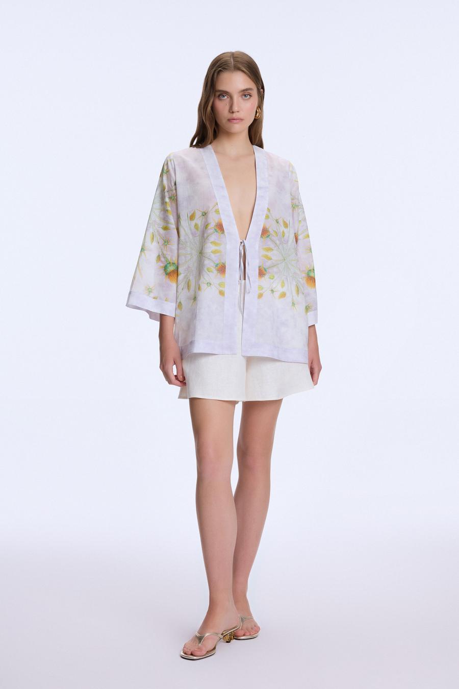 Sana Dair Desenli Kimono_4