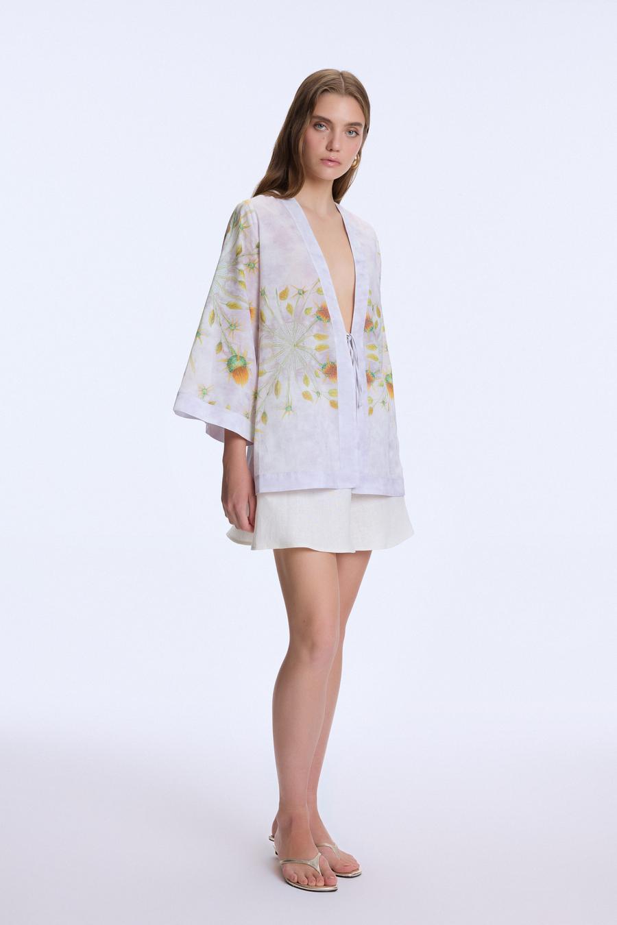 Sana Dair Desenli Kimono_2
