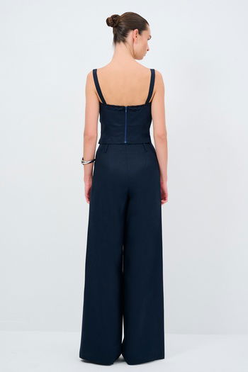 Moda Tutkusu Kolsuz Tencel Bluz