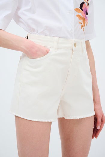 Cepli Denim Şort