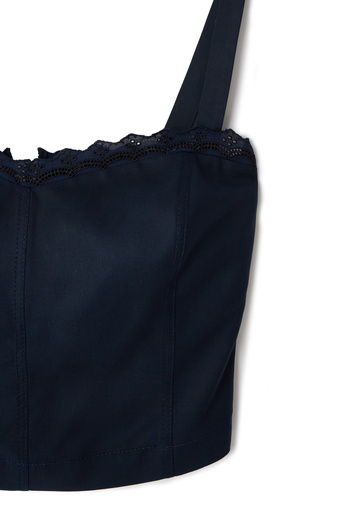 Moda Tutkusu Kolsuz Tencel Bluz