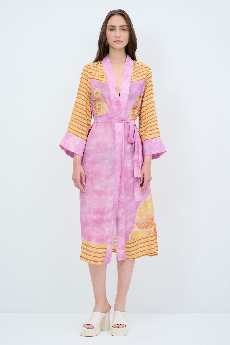 Desenli Kimono