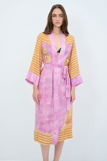 Desenli Kimono