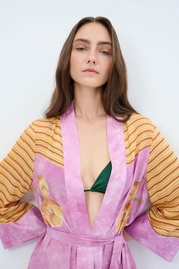 Desenli Kimono