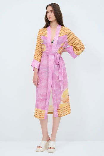 Desenli Kimono