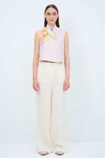 Desenli Keten Crop