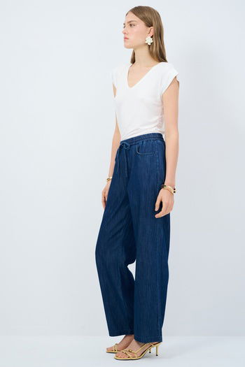 Bol Paça Denim Pantolon