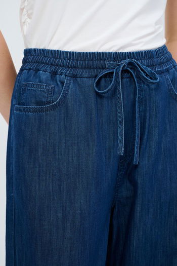 Bol Paça Denim Pantolon