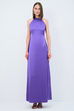 Night Zoom Halter Yaka Uzun Elbise