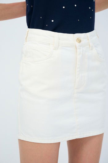 Mini Denim Etek