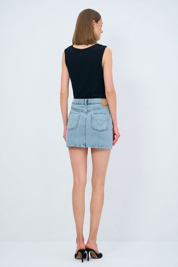 Mini Denim Etek