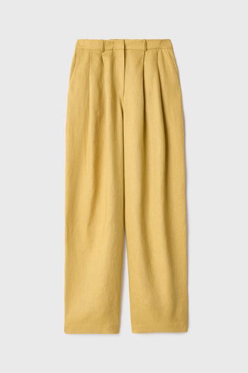 Pileli Bol Paça Pantolon