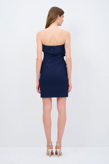 Straplez Mini Elbise